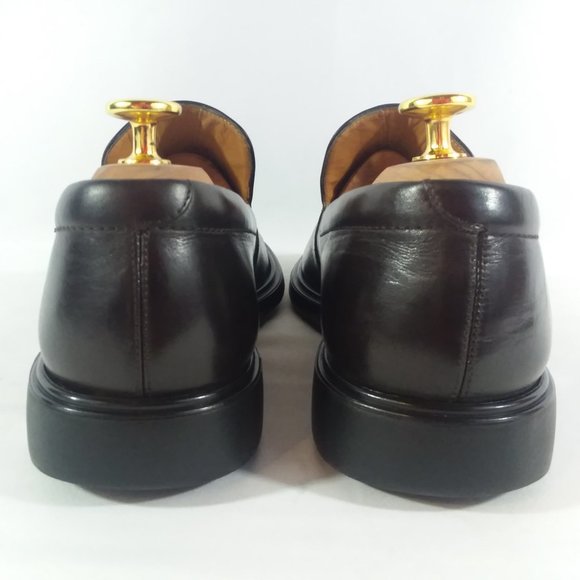 Bally Leather Slip-On Plain Toe Loafers Mens 6.5E main image 4